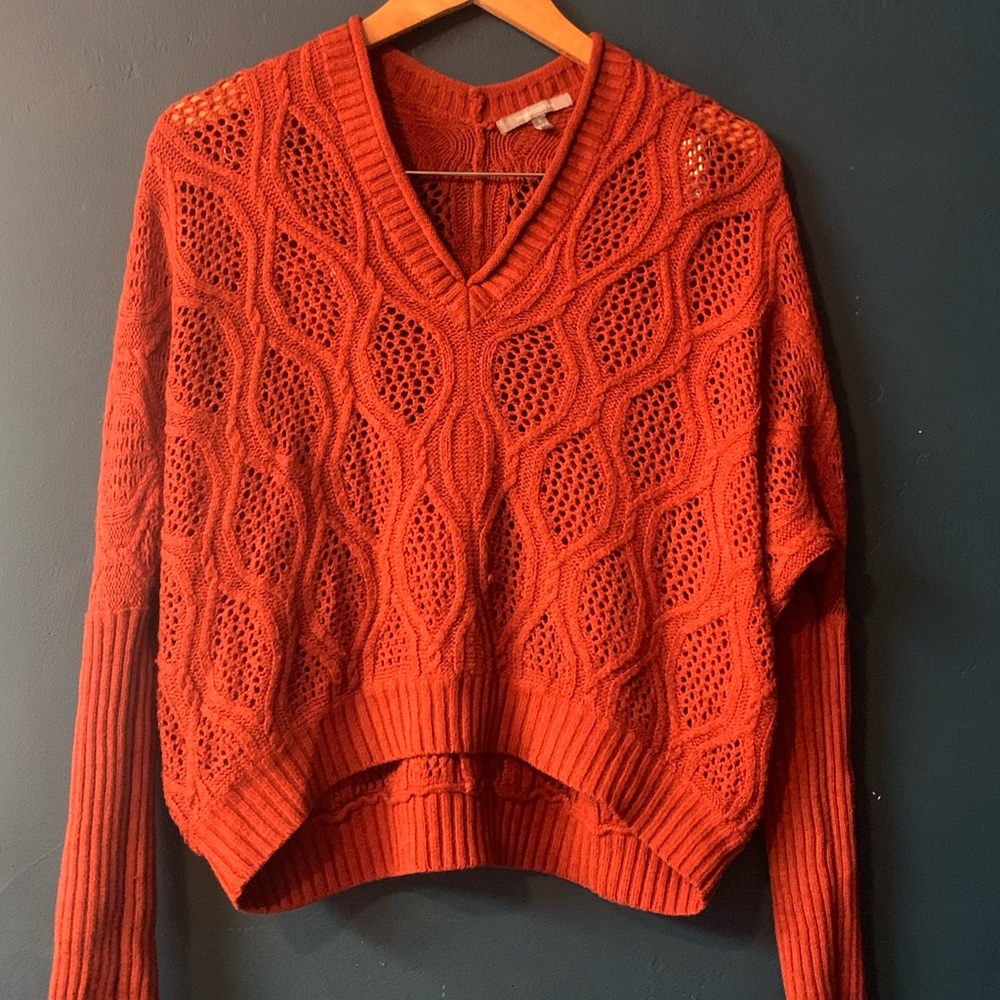 Knitted cropped Sweater